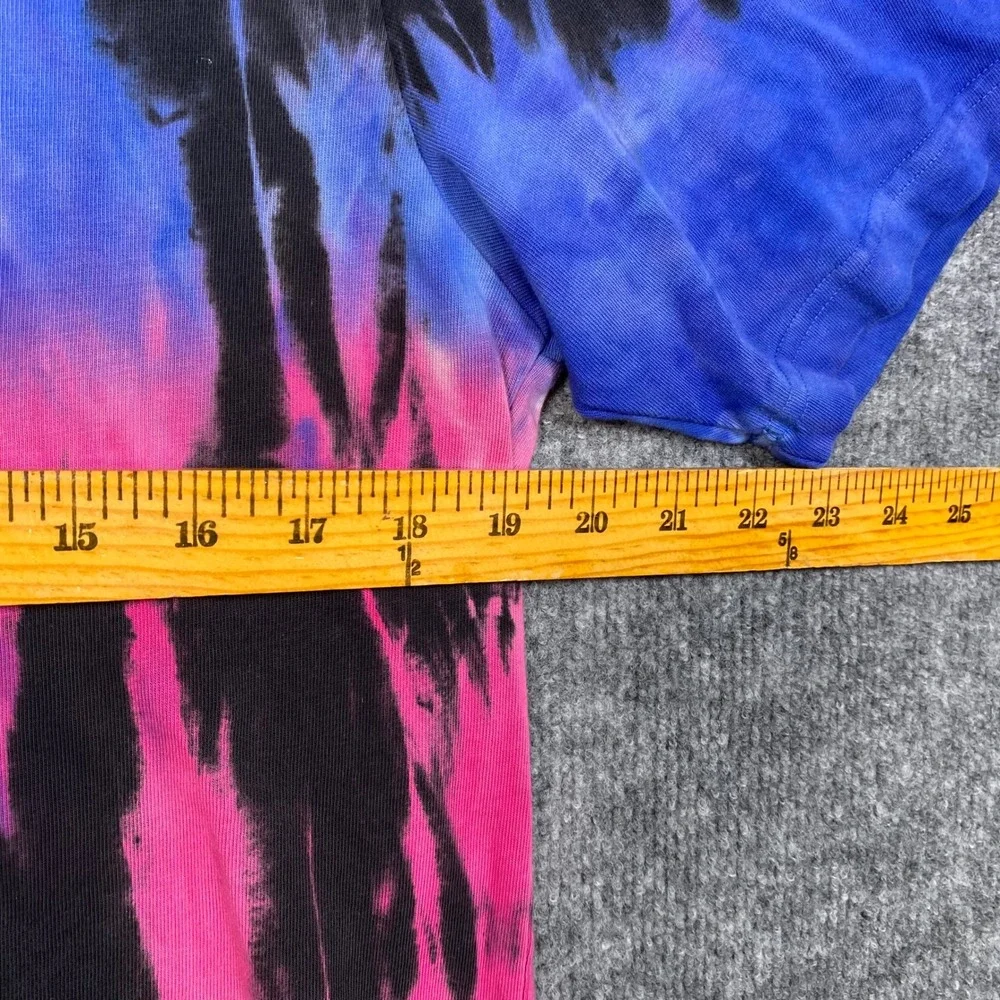 Jordan Mens‎ Blue Pink Tie Dye Air Jordan Graphic T-Shirt DH8982-010 Size S